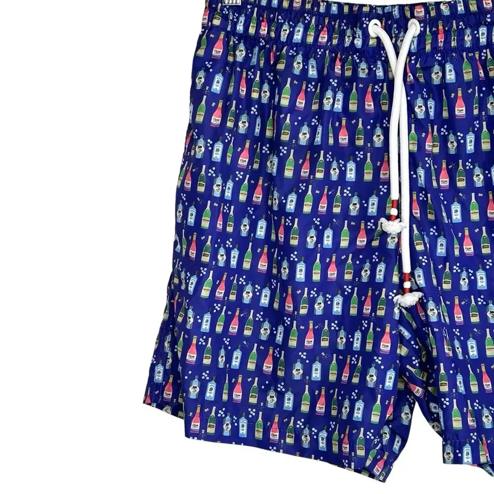 Johnny Brasco Cocktail‎ Swim Shorts Trunks Happy Hour Mens Large Party Vegas